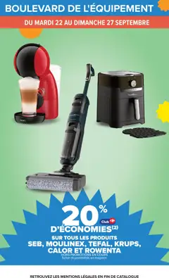Carrefour - Prévisualisation de Easy Fry & Grill, Friggitrice ad aria nera con griglia. valide à partir de 22/09/2026 | Page: 15 | Produits: Nescafe dolce gusto, Air fryer, Krups, Café