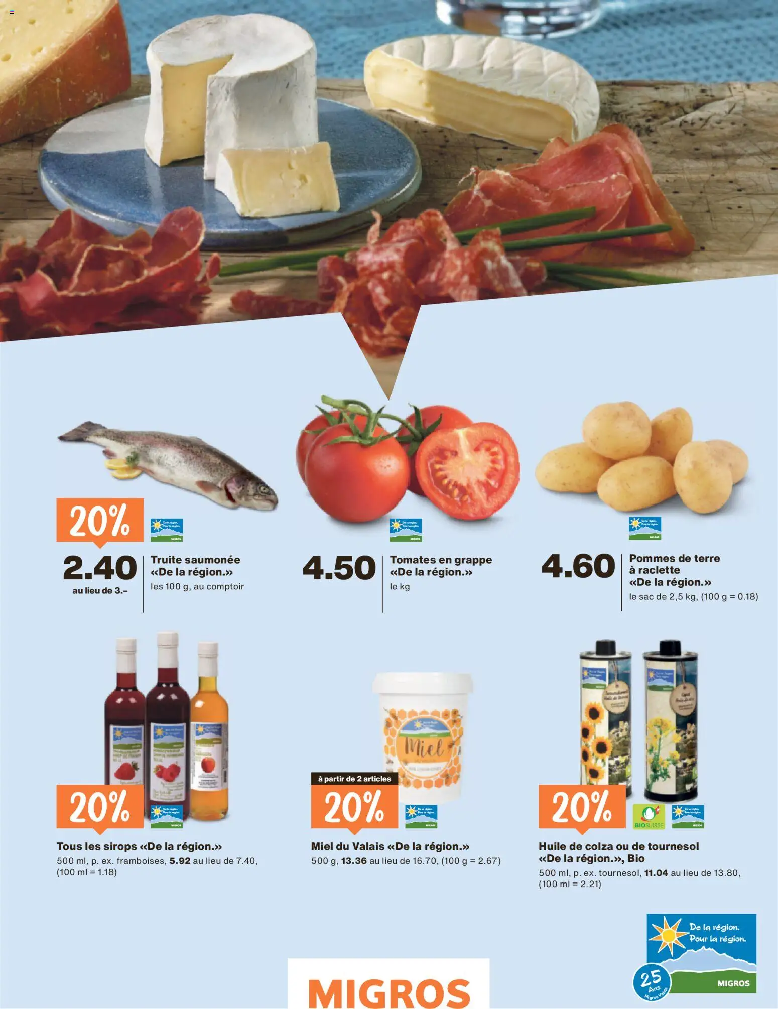 Migros aktionen Magazine FR – gültig ab 09.09.2026 | Seite: 3 | Produkte: Raclette