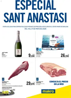 Vista previa Makro Sant Anastasi Badalona válido desde el 04.05.2026