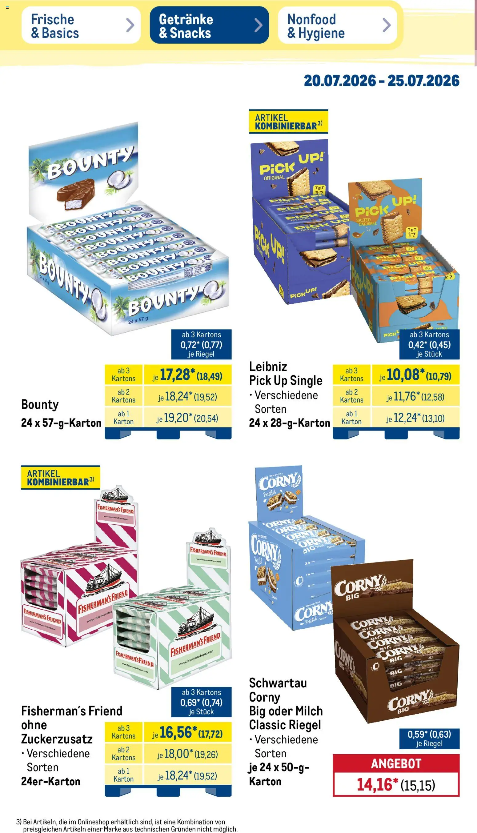 Metro NonFood-Angebote – gültig ab 20.07.2026 | Seite: 18 | Produkte: Milch