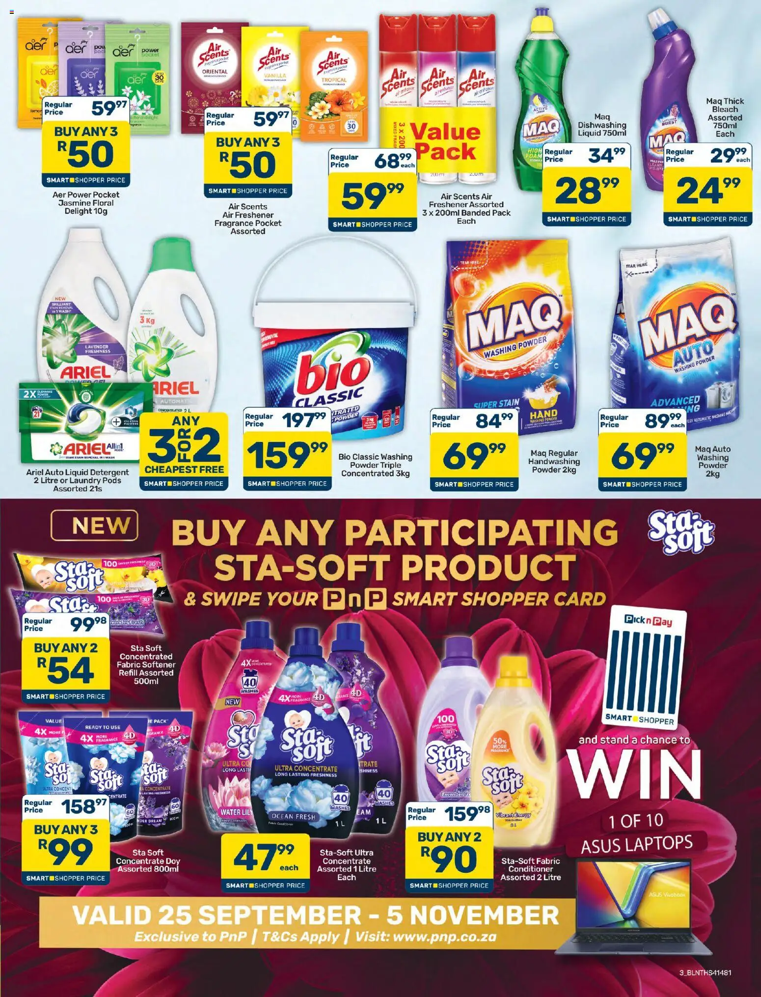 New Pick n Pay catalogue – valid from 25/09/2026 | Page: 3 | Products: Vanilla, Air freshener, Fragrance, Powder