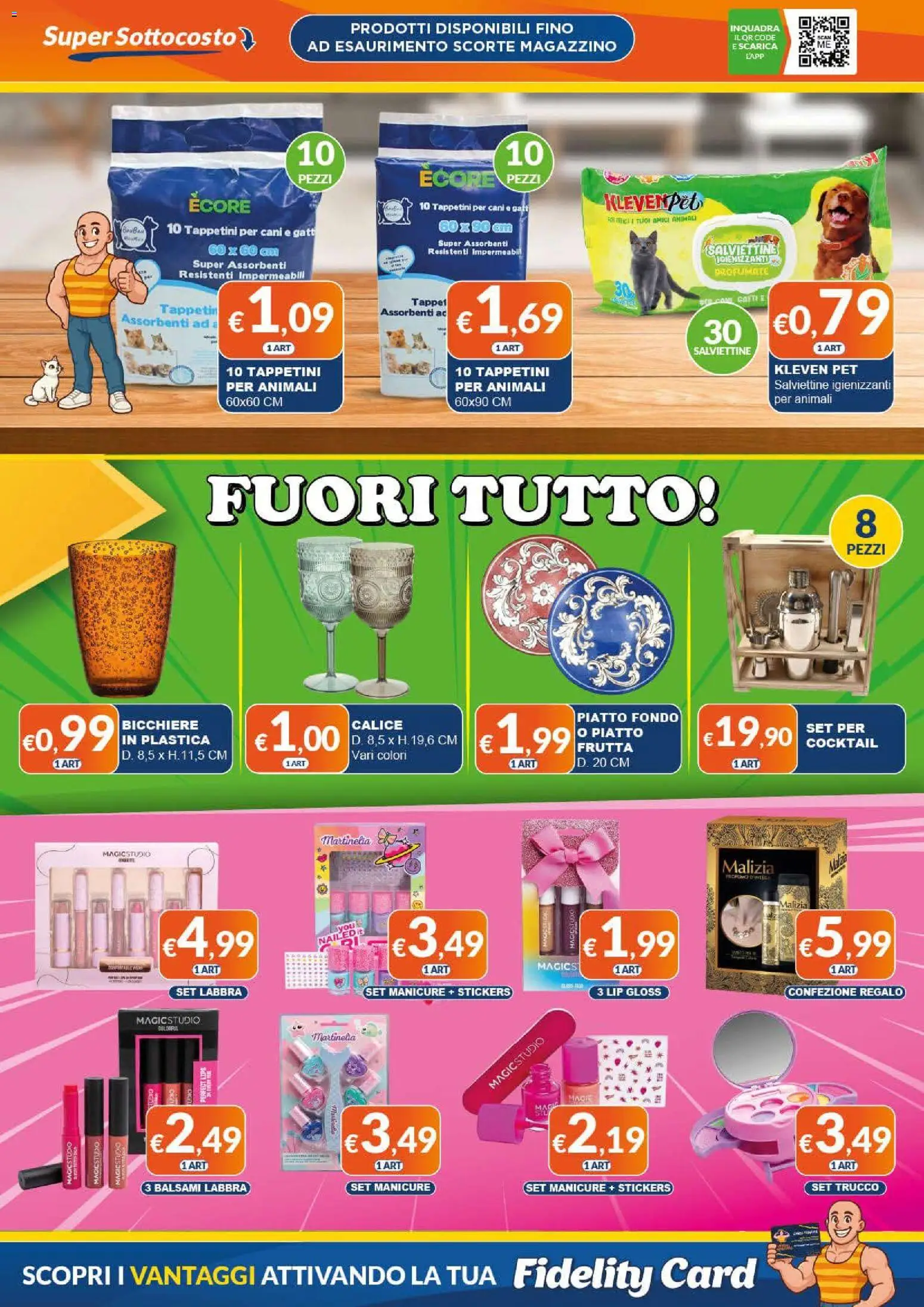 Volantino Mister Risparmio del 12.03.2026 | Pagina: 7 | Prodotti: Calice, Frutta, Piatto, Trucco
