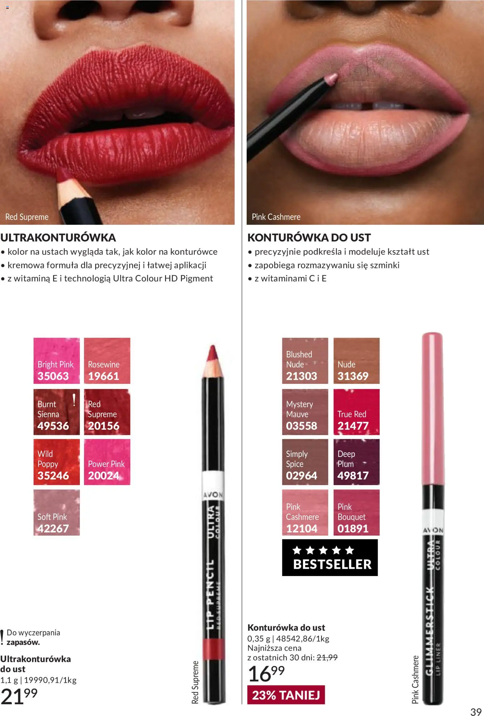 Avon Katalog 9 2026 od 01.09.2026 | Strona: 39 | Produkty: Konturówka