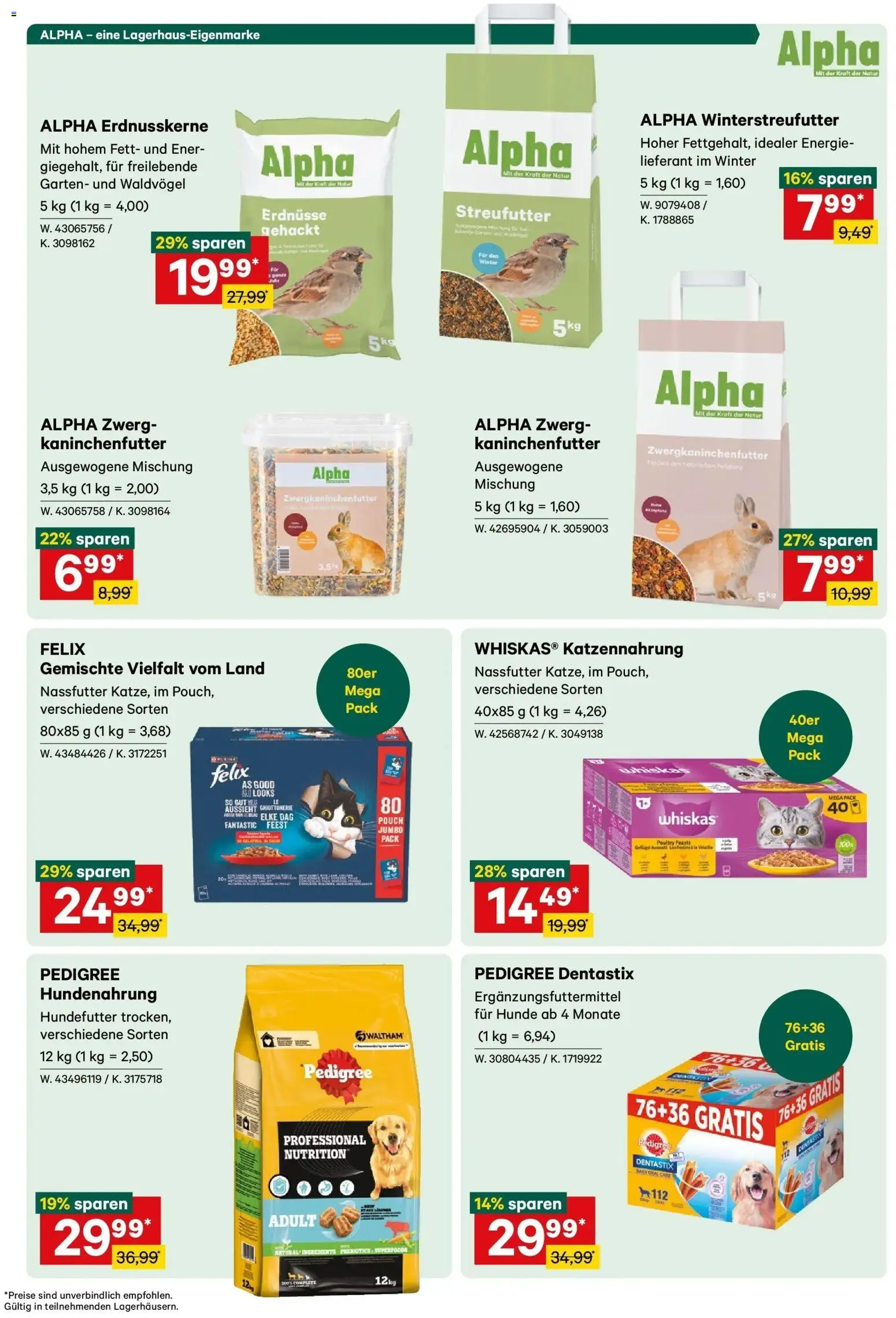 Lagerhaus Wochen Angebote gültig ab 19.10.2026 | Seite: 4 | Produkte: Erdnüsse, Hundefutter