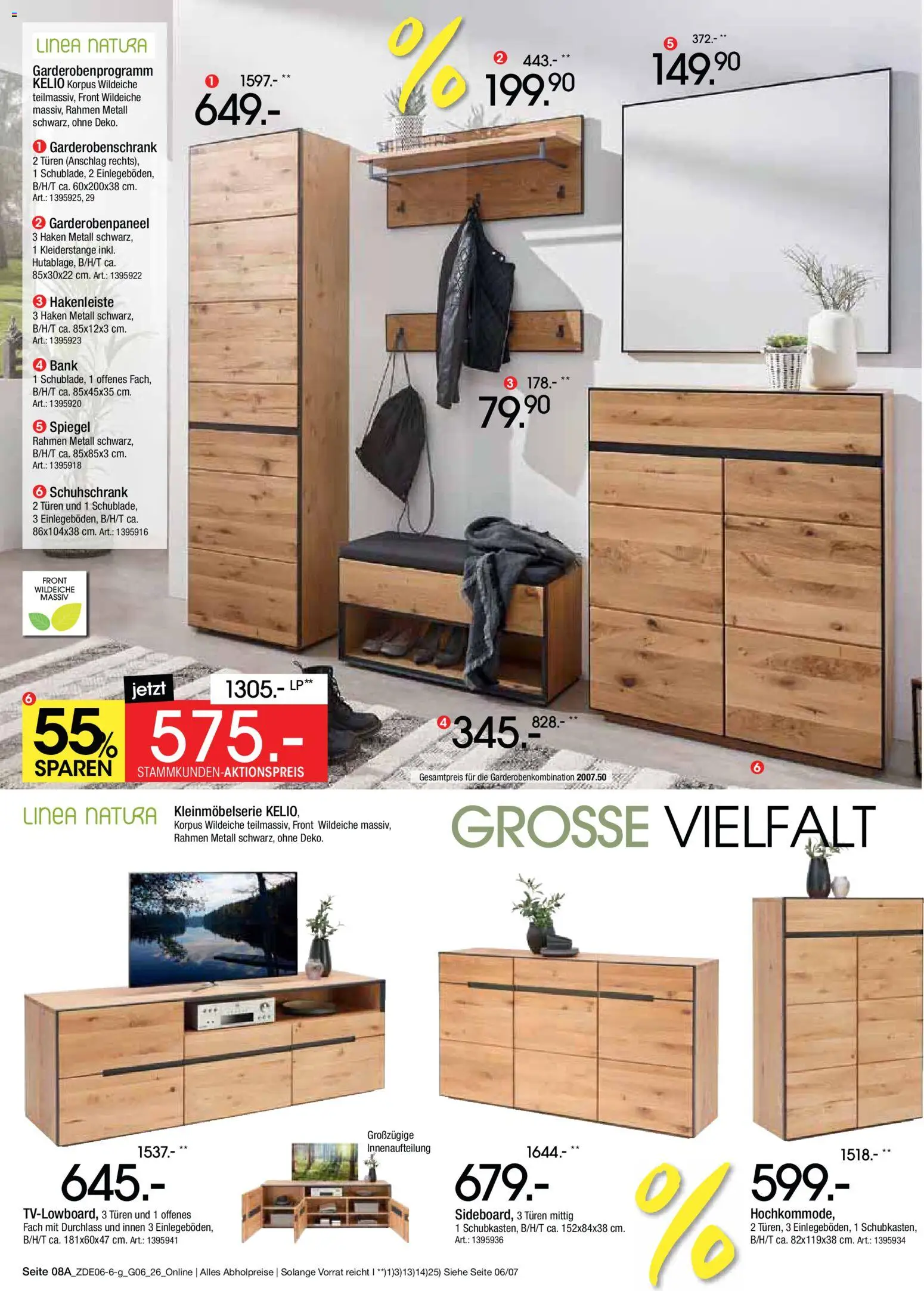 Zurbrüggen Mega Sparpreise – gültig ab 08.06.2026 | Seite: 10 | Produkte: Spiegel, Garderobenschrank, Hakenleiste