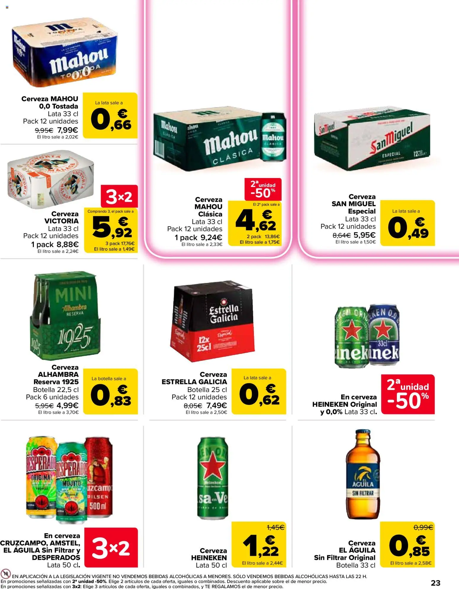 Carrefour Market folleto │ válido desde el 26/08/2026 | Página: 23 | Productos: Cerveza, Té, Bebidas, Desperados