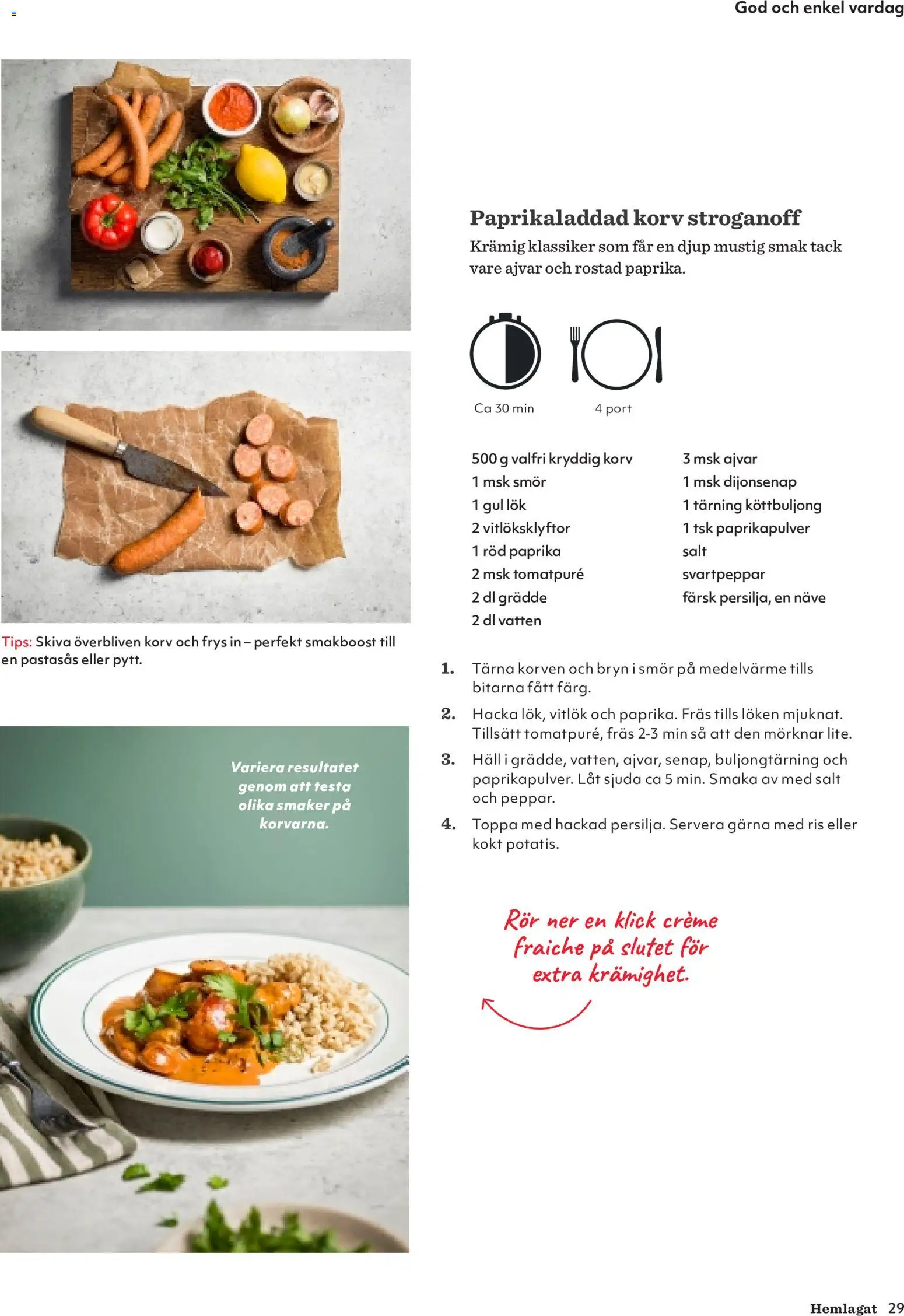 Hemköp reklamblad aktuell från 30/09/2026 | Sida: 29 | Produkter: Ris, Rör, Fräs, Grädde