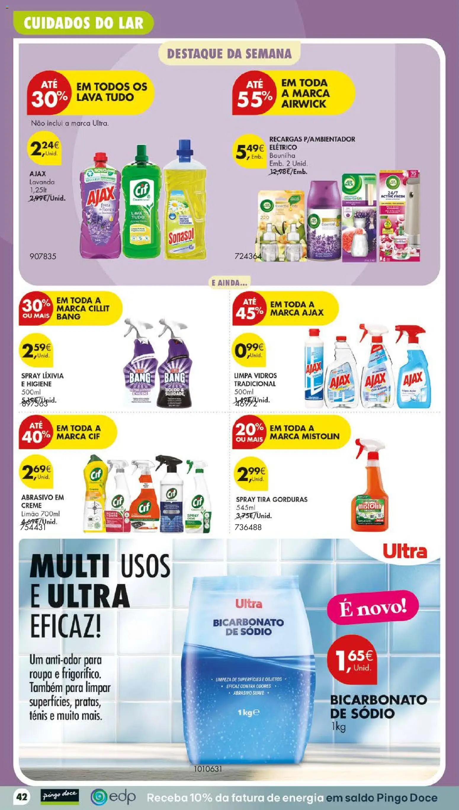 Pingo Doce folheto Poupe Este Fim de Semana │ válido de 29/10/2026 | Página: 50 | Produtos: Baunilha, Bicarbonato de sódio, Bicarbonato, Creme