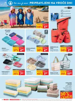 Spar katalog akcije – veljaven od 17.06.2026 | Stran: 34 | Izdelki: Brisača, Kopalna brisača, Cevlji, Natikaci