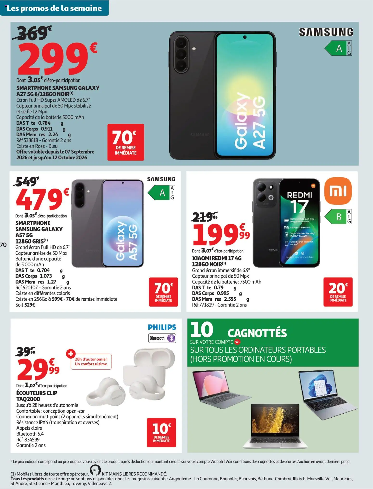 {H1} | Pagina: 70 | Producten: Appels, Smartphone, La, Bluetooth