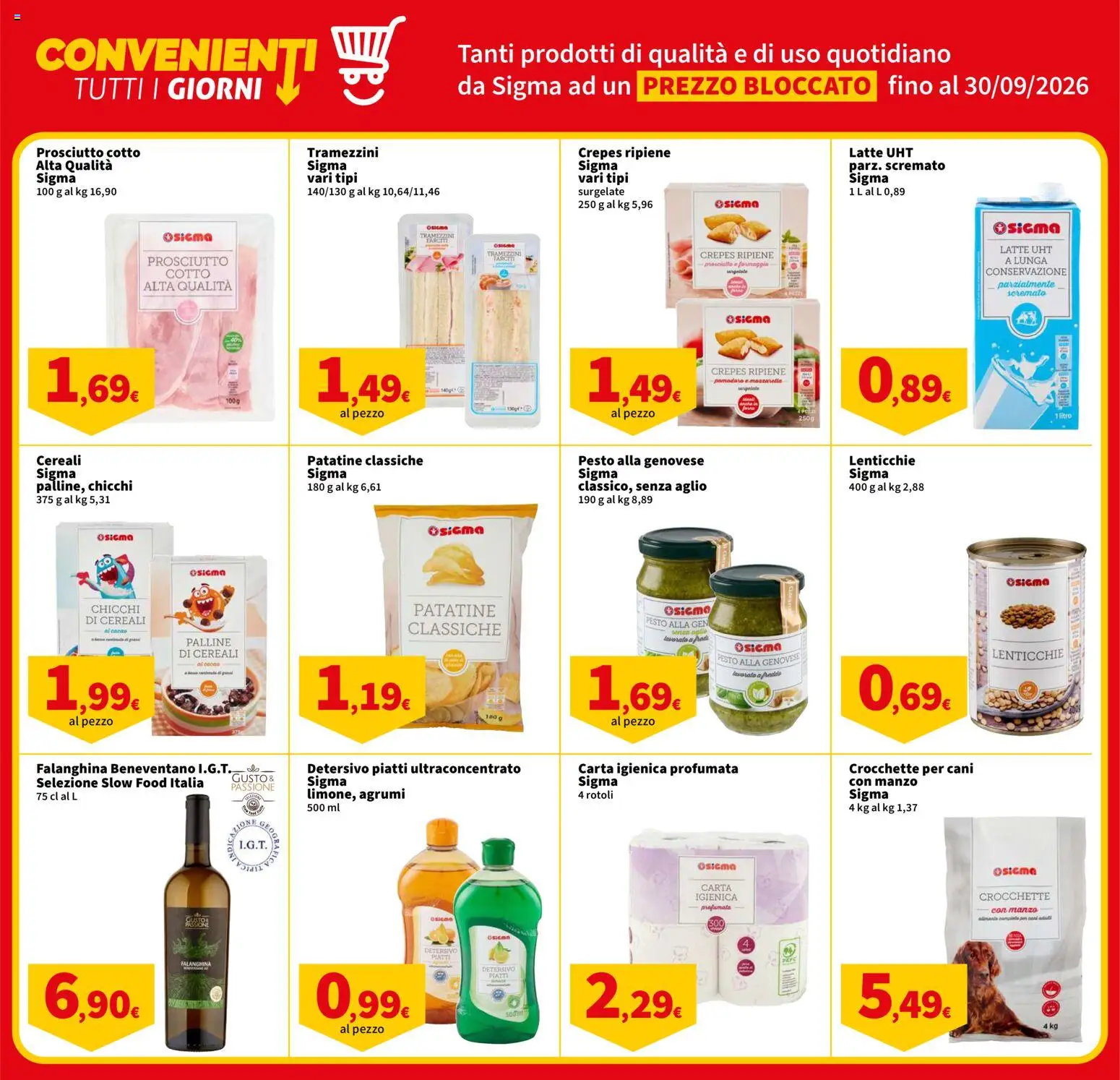 Volantino SIGMA del 30/07/2026 | Pagina: 7 | Prodotti: Manzo, Cereali, Prosciutto, Aglio