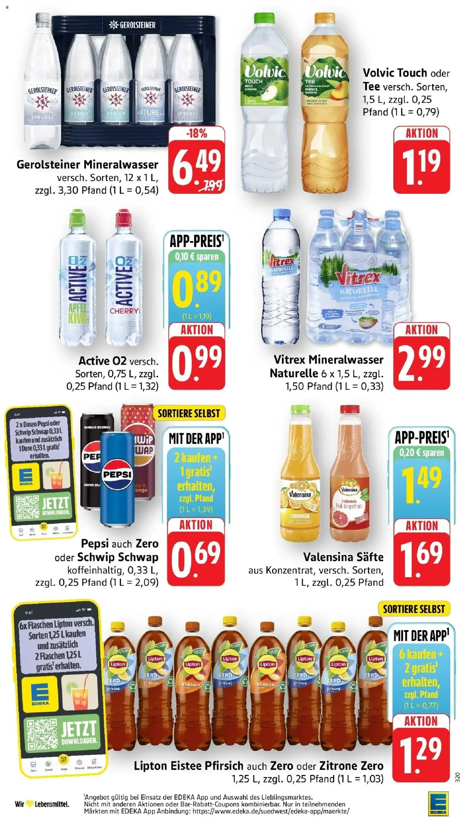 E center Prospekt Darmstadt (ab 07.09.2026) zum Blättern | Seite: 28 | Produkte: Mineralwasser, Valensina, Tee, Gerolsteiner