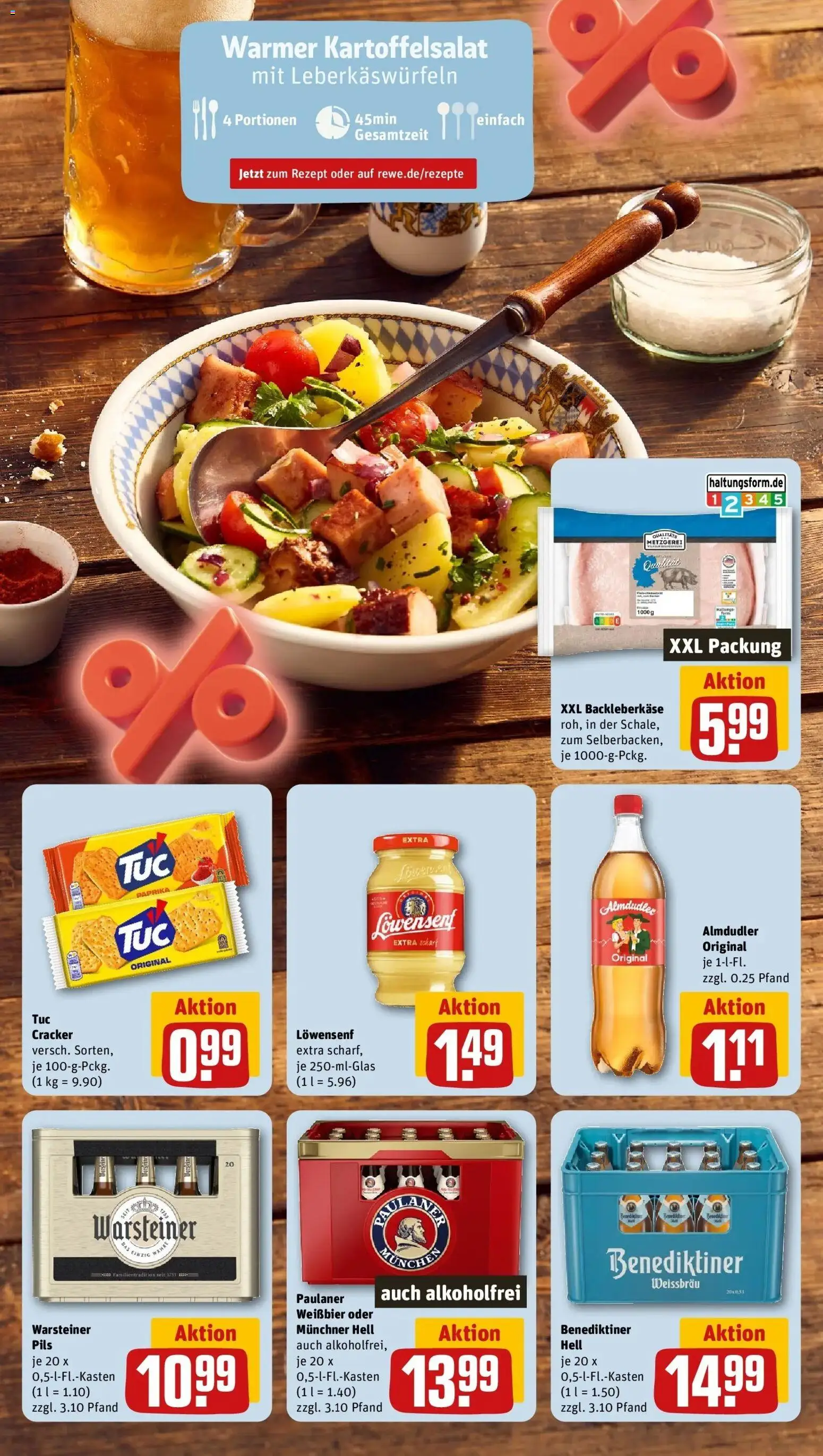REWE Prospekt ab 14.09.2026 zum Blättern » Angebote | Seite: 9 | Produkte: Weißbier, Pils, Paprika, Paulaner