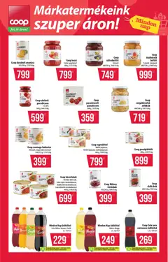 COOP akciós újság - amely érvényes a következő dátumtól: 11.06.2026 | Oldal: 6 | Termékek: Csemege kukorica, Meggy, Paradicsom, Ananász
