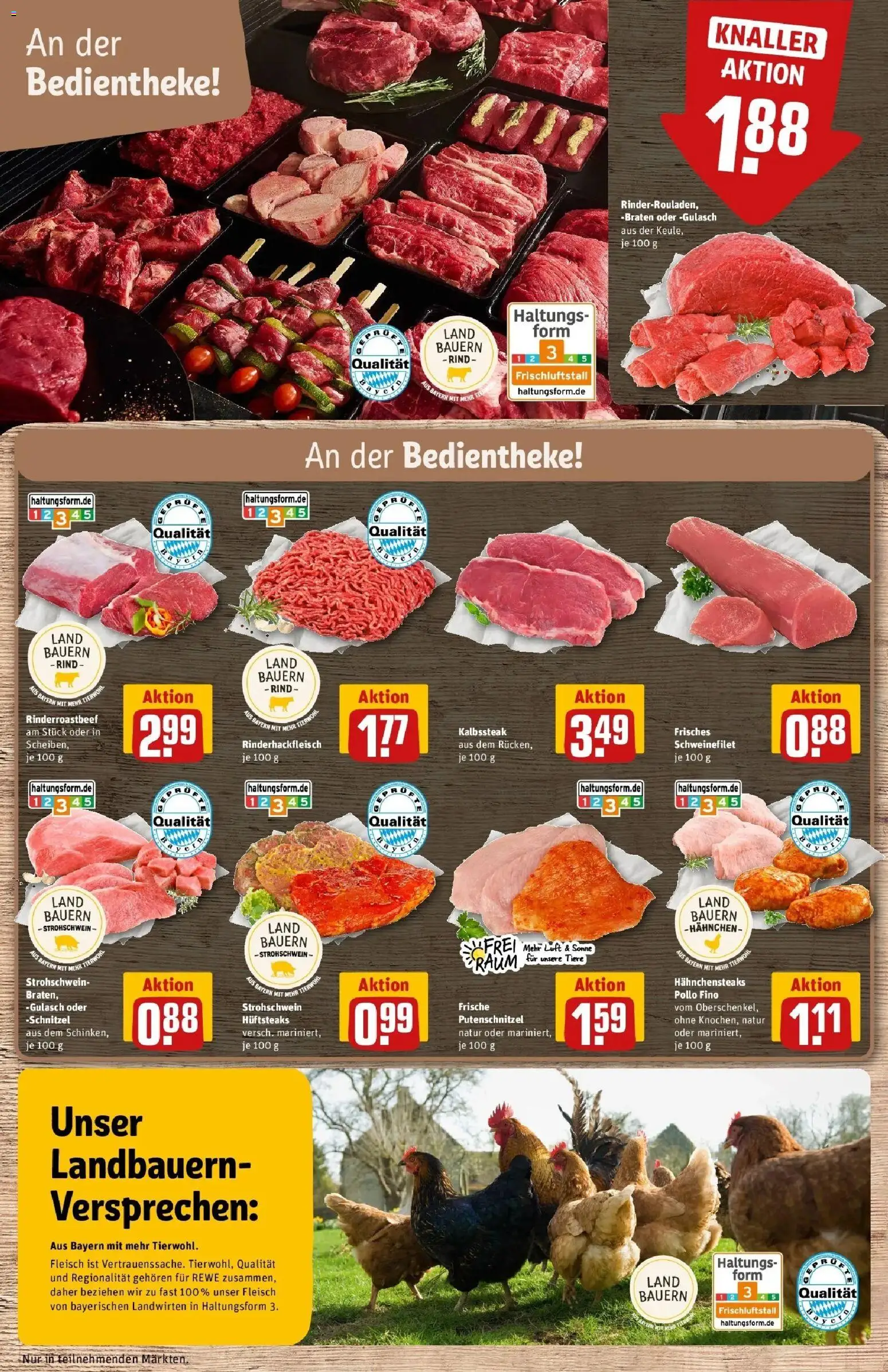 Rewe Prospekt Himmelkron – gültig ab 17.05.2026 | Seite: 12 | Produkte: Hahnchen, Schnitzel, Gulasch, Fleisch