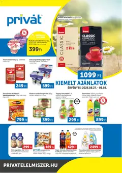 PRIVÁT Déli vármegyék - amely érvényes a következő dátumtól: 2026.08.27.