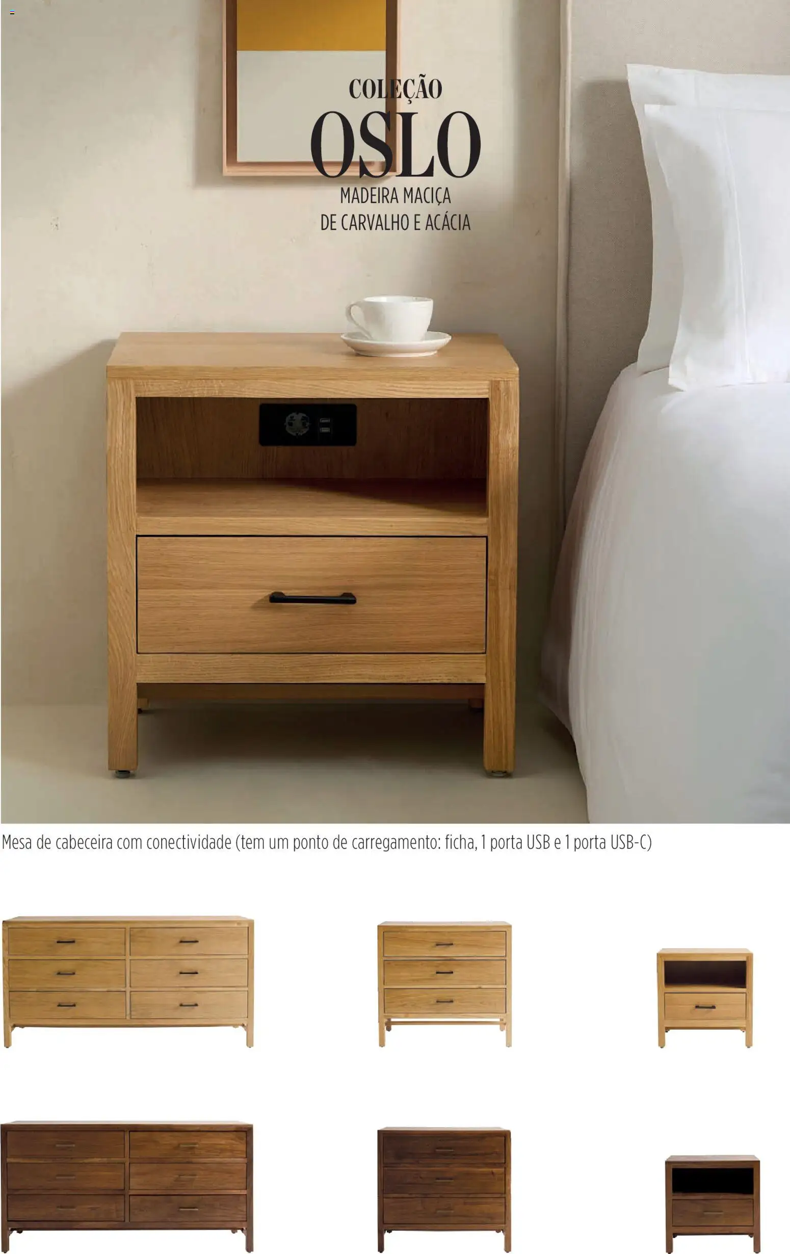 El Corte Ingles folheto Coleções │ válido de 30/10/2026 | Página: 18 | Produtos: Porta, USB, Mesa de cabeceira, Mesa