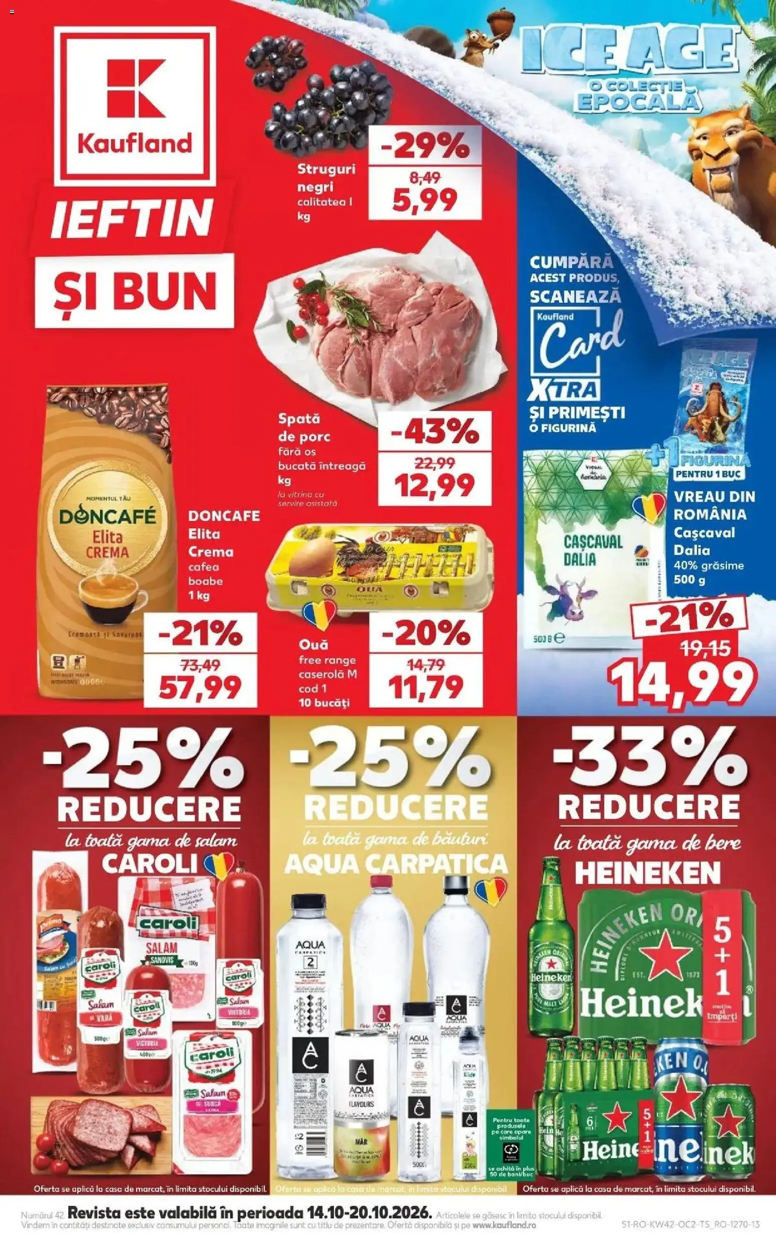 Kaufland Baia Mare 14.10.2026 - Revista si Oferta | Pagină: 1 | Produse: Sandviș, Doncafe, Cremă, Salam