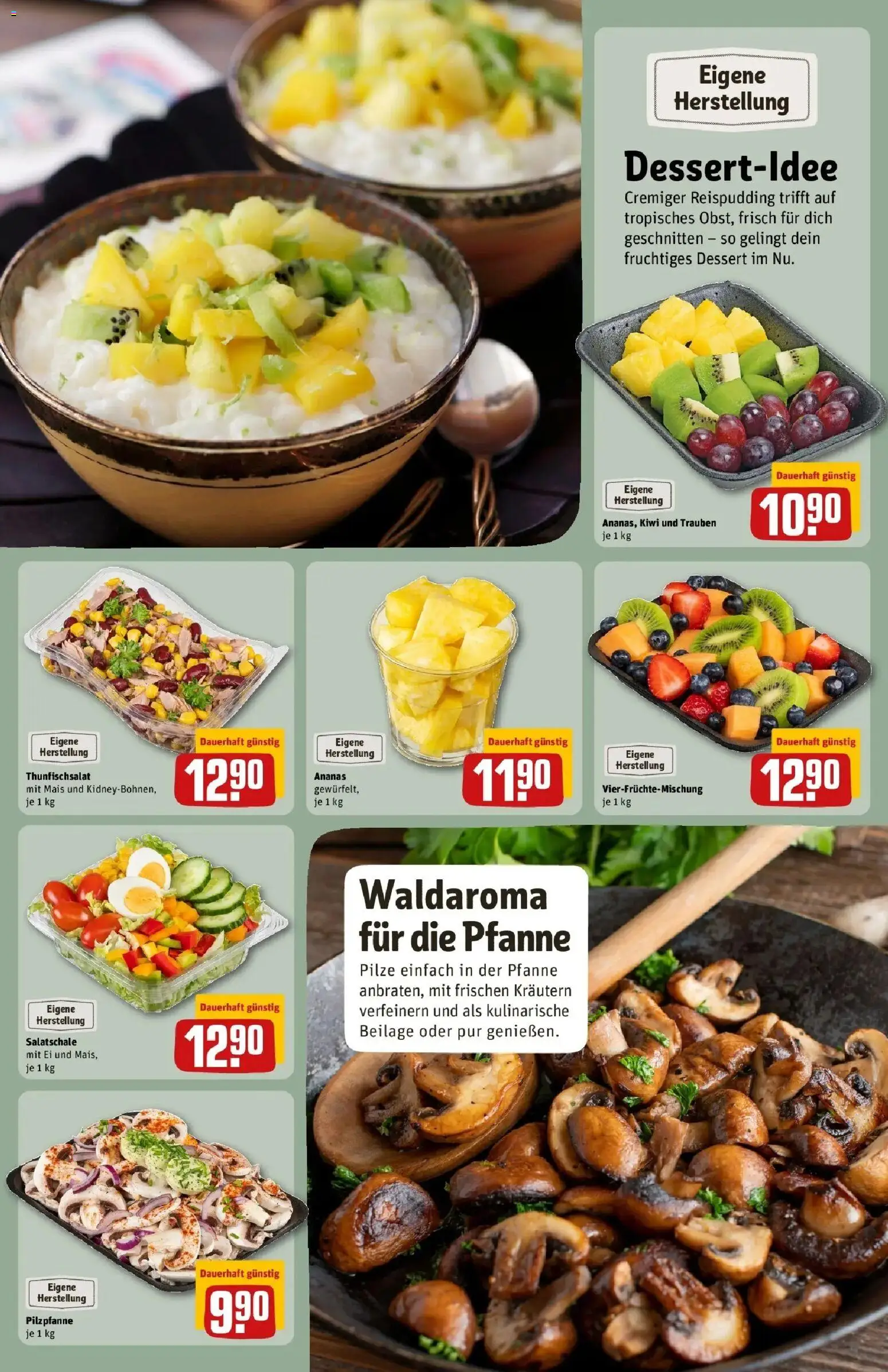 REWE Prospekt ab 26.10.2026 zum Blättern » Angebote | Seite: 12 | Produkte: Mais, Trauben, Ananas, Kiwi