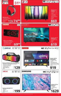 Ofertele Selgros valabile de la 21.08.2026 | Pagină: 21 | Produse: Televizor, Radio, Căști, Boxă portabilă