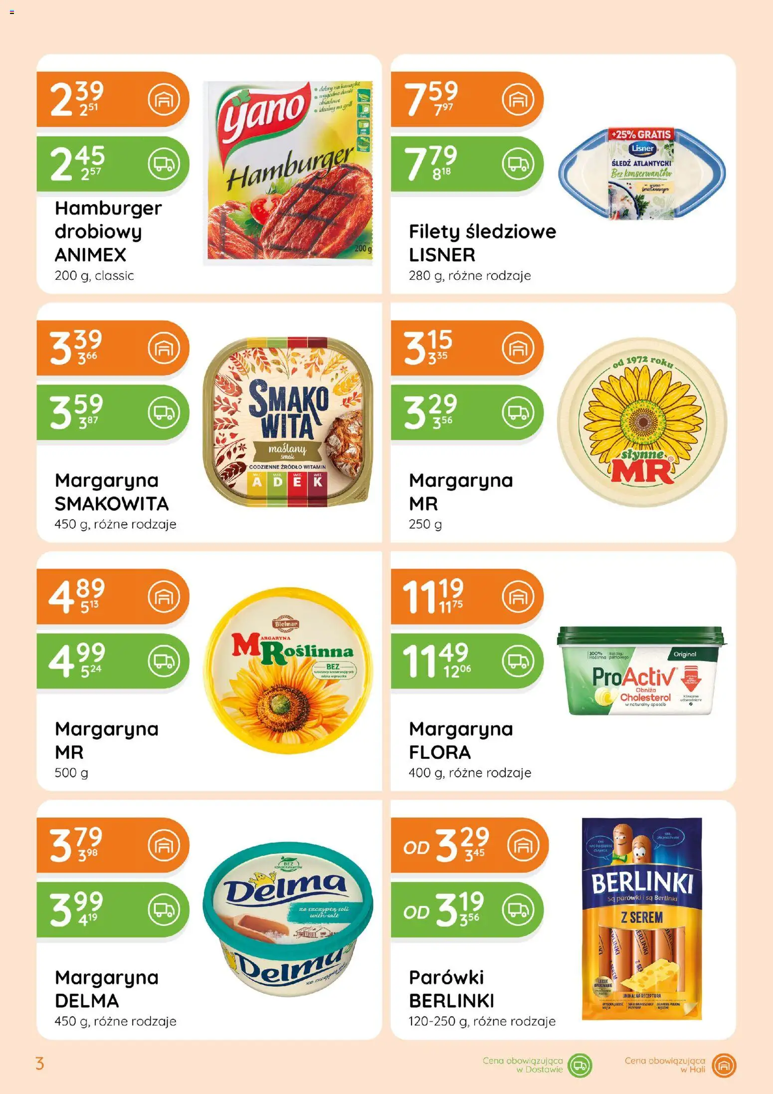 Eurocash gazetka - Ofensywa Spożywcza od 03.09.2026 | Strona: 3 | Produkty: Serem, Hamburger, Grill, Parówki