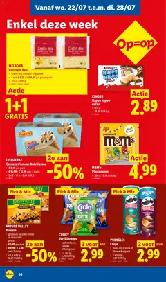 KINDER Happy hippo cacao, Biscuit - Voorbeeld van een folder van Lidl, geldig van 20/07/2026 | Pagina: 14