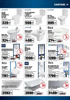 Ofertele Ambient valabile de la 18.08.2026 | Pagină: 5 | Produse: Vas WC, Clean, Alba, Cadă