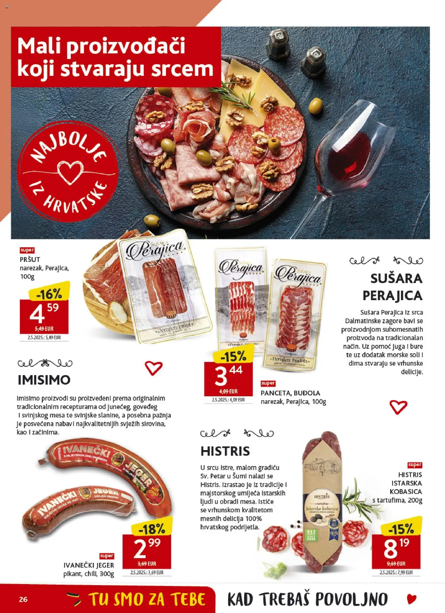 Konzum katalog | vrijedi od 17.06.2026 | Stranica: 26 | Proizvodi: Pršut, Buđola, Kobasica