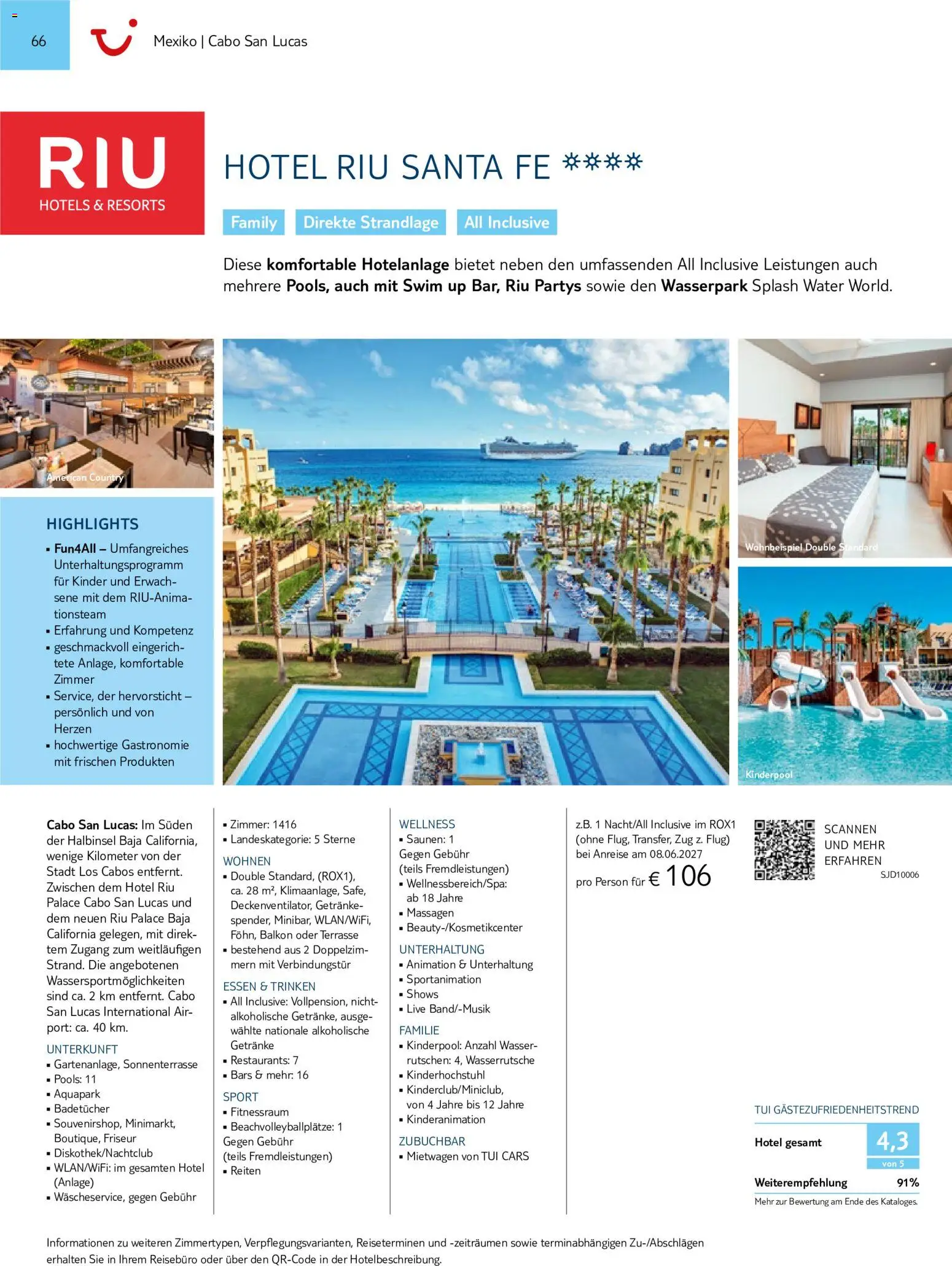 TUI Prospekt Mittelamerika & Karibik 2026/27 – gültig ab 01.11.2026 | Seite: 66 | Produkte: Wasser