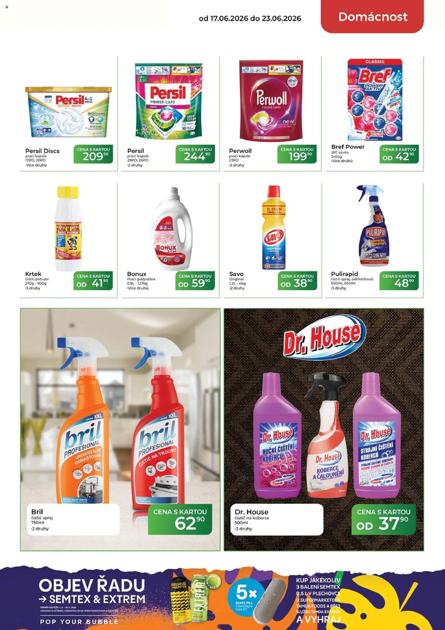 Tamda Foods leták od 17.06.2026 | Strana: 53 | Produkty: Kapsle, Perwoll, Wc, Odmašťovač