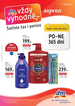 Náhled letáku dm drogerie leták - Express od 17.09.2026