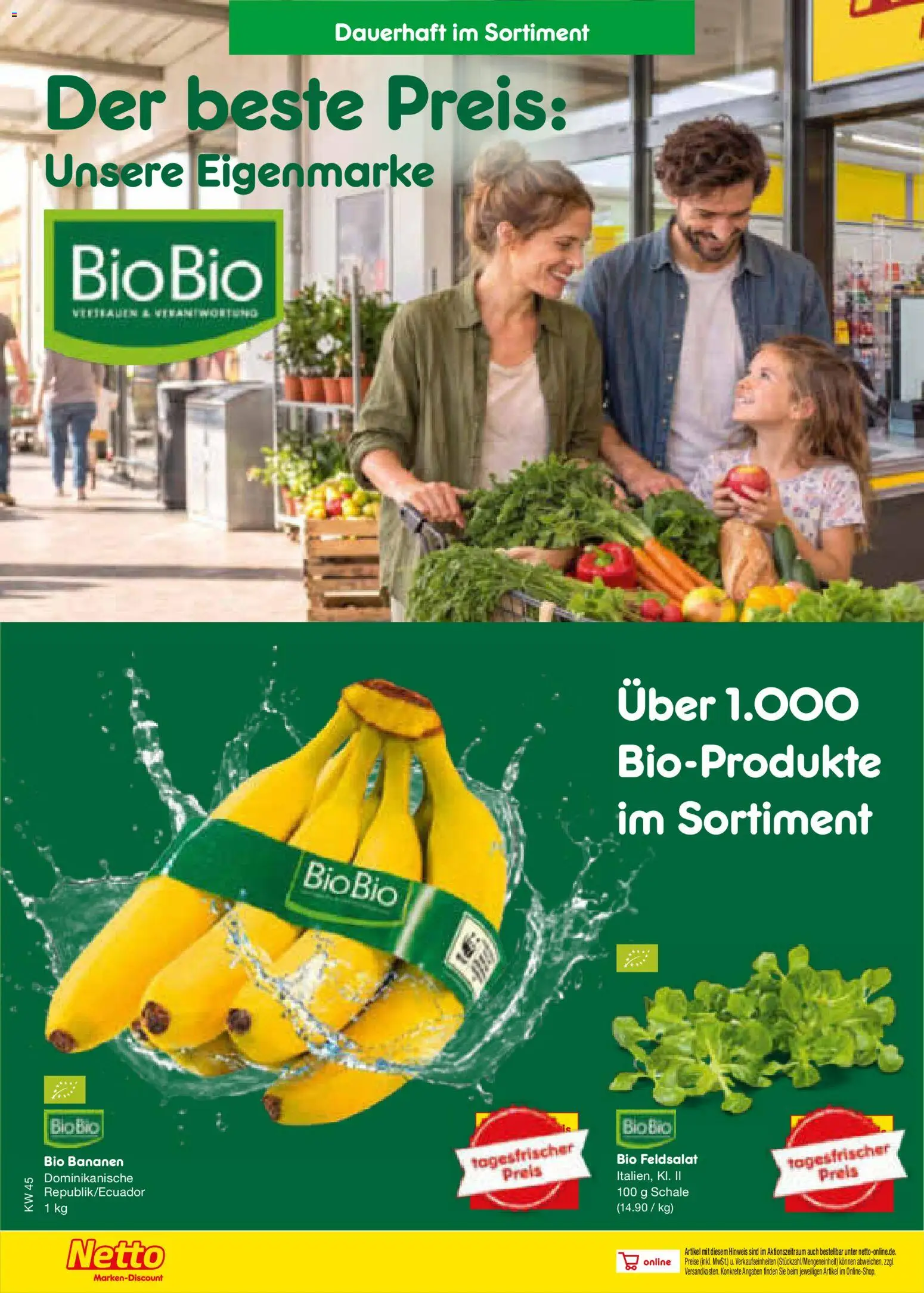 Netto Marken-Discount Prospekt – gültig ab 02.11.2026 | Seite: 8 | Produkte: Bananen