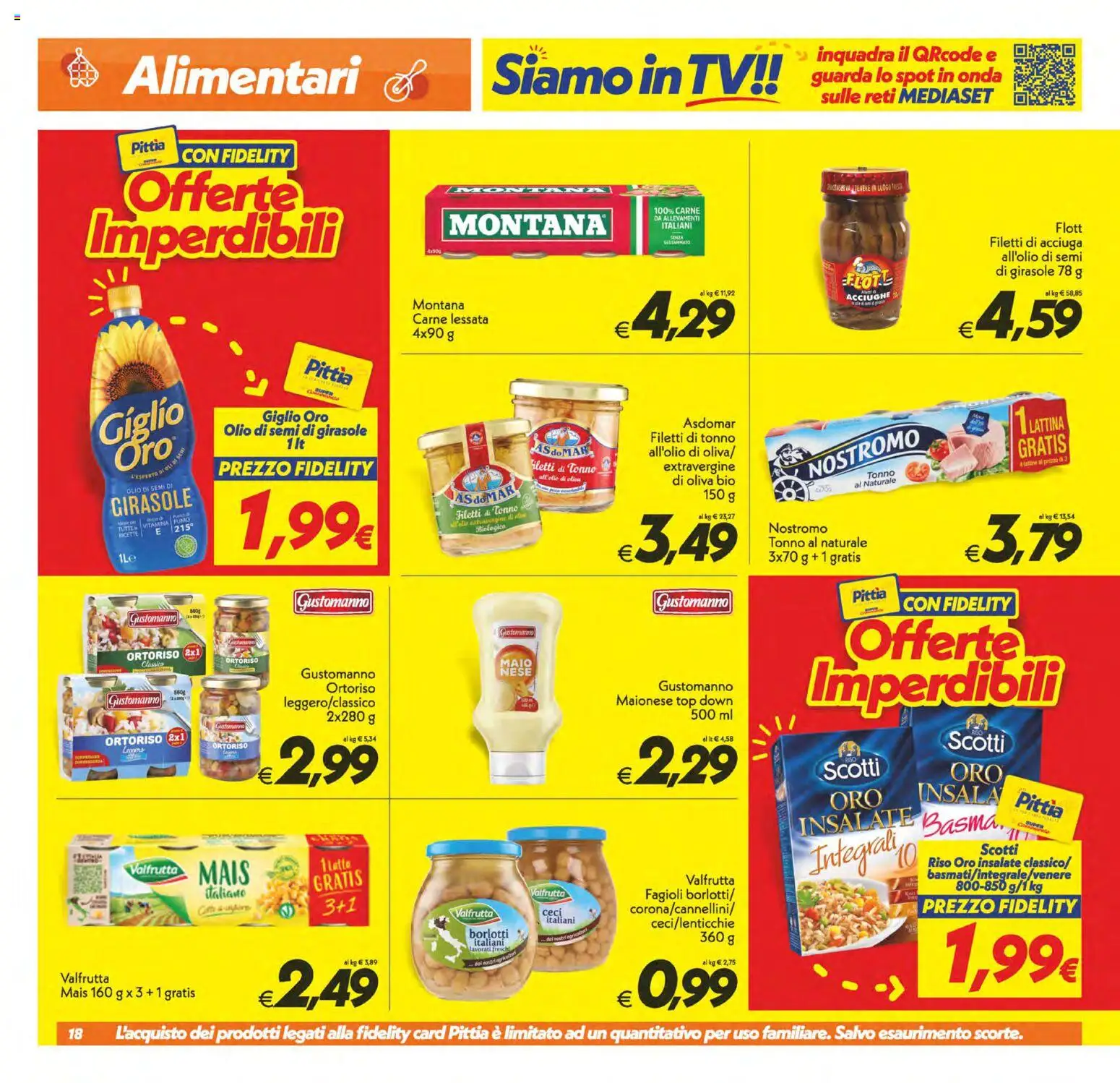 Volantino SuperConveniente del 09.06.2026 | Pagina: 18 | Prodotti: Riso, Latte, Tonno al naturale, Olio di semi di girasole