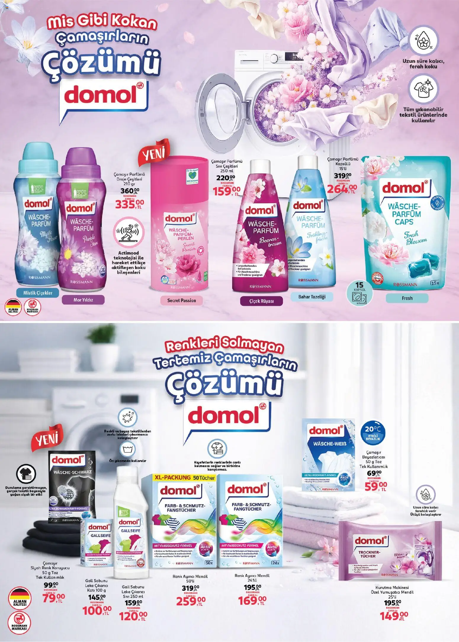 Rossmann - Nisan Ev & Yaşam Kataloğu - 01.04.2026 tarihinden itibaren geçerlidir | Sayfa: 9 | Ürünler: Mendil, Yumuşatıcı, Leke çıkarıcı, Parfüm