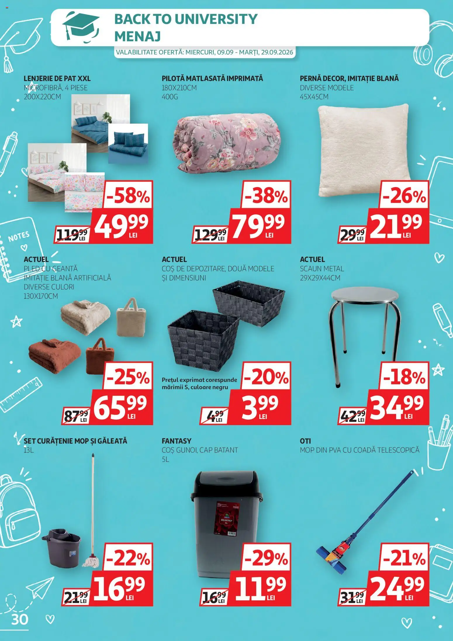 Noul catalog Auchan – valabil de la 09.09.2026 | Pagină: 30