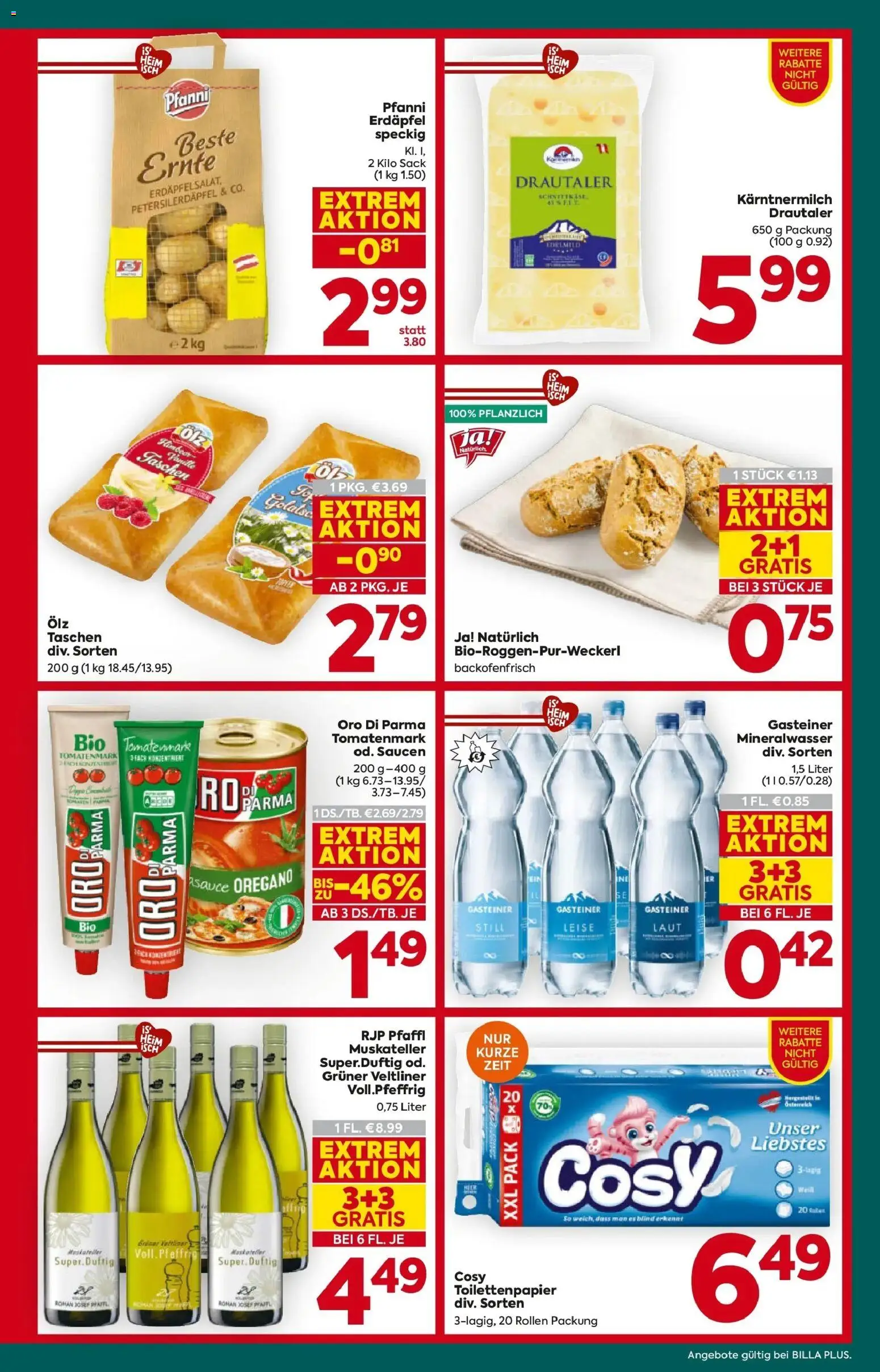 Billa Plus Flugblatt - Niederösterreich von 10.09.2026 - Aktuelle Angebote | Seite: 7 | Produkte: Vanille, Mineralwasser