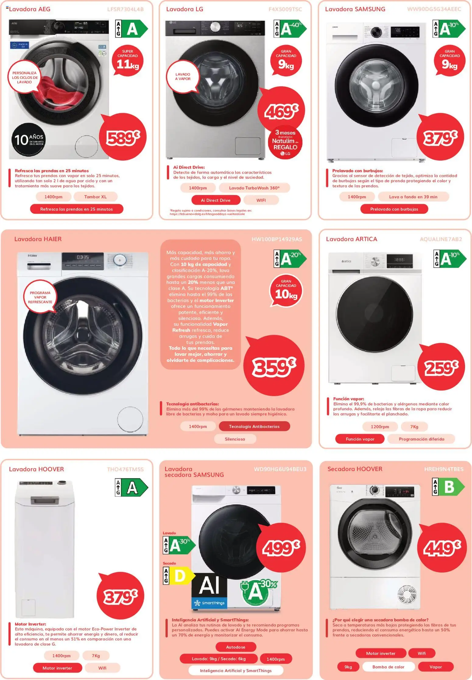 Mi Electro folleto │ válido desde el 01/09/2026 | Página: 3 | Productos: Ropa, Lavadora, Secadora, Agua