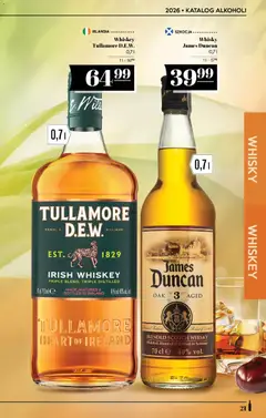 Pogląd oferty "POLOmarket katalog - Alkoholi" - ważna od 24.09.2026 | Strona: 21 | Produkty: Scotch whisky, Irish whiskey, Whisky