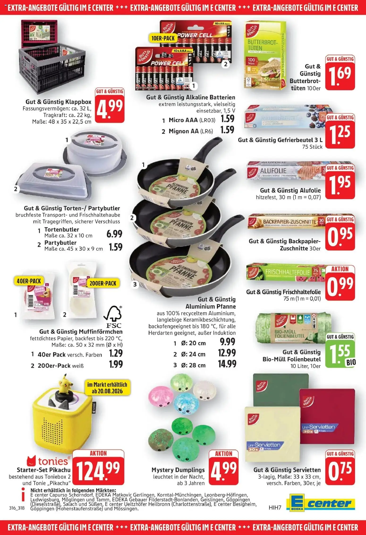 Edeka Prospekt Eislingen (ab 17.08.2026) » Angebote Online | Seite: 27 | Produkte: Batterien
