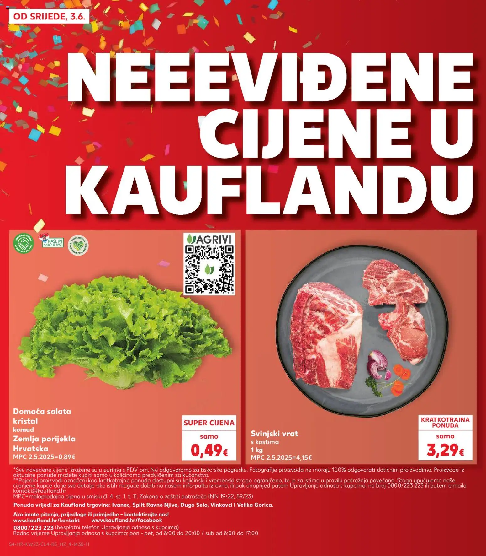 Kaufland HR akciós ujság - amely érvényes a következő dátumtól: 03.06.2026 | Oldal: 4 | Termékek: Telefon, Saláta