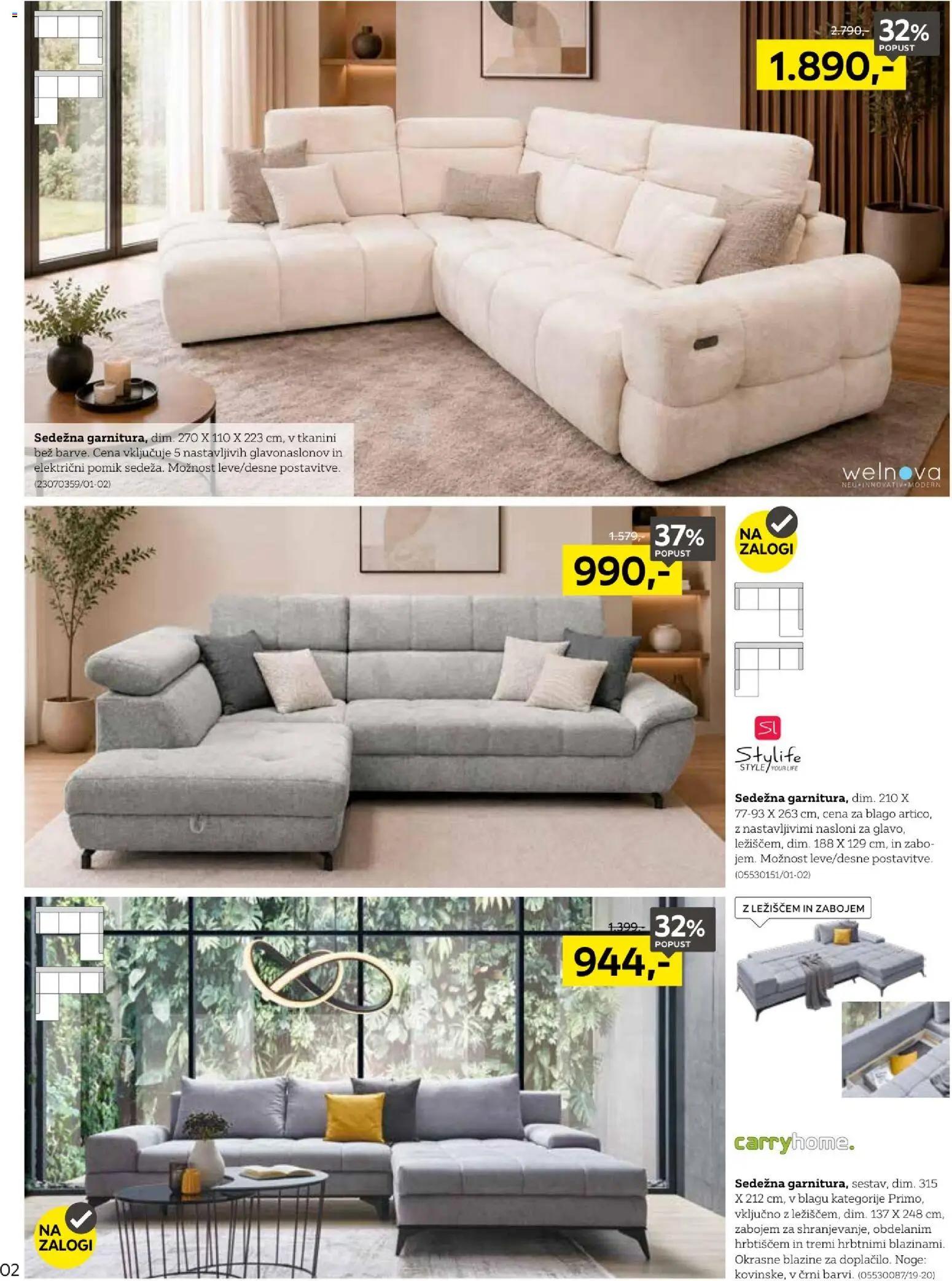 Novi XXXL Lesnina katalog ponudbe – veljaven od 29.06.2026 | Stran: 2