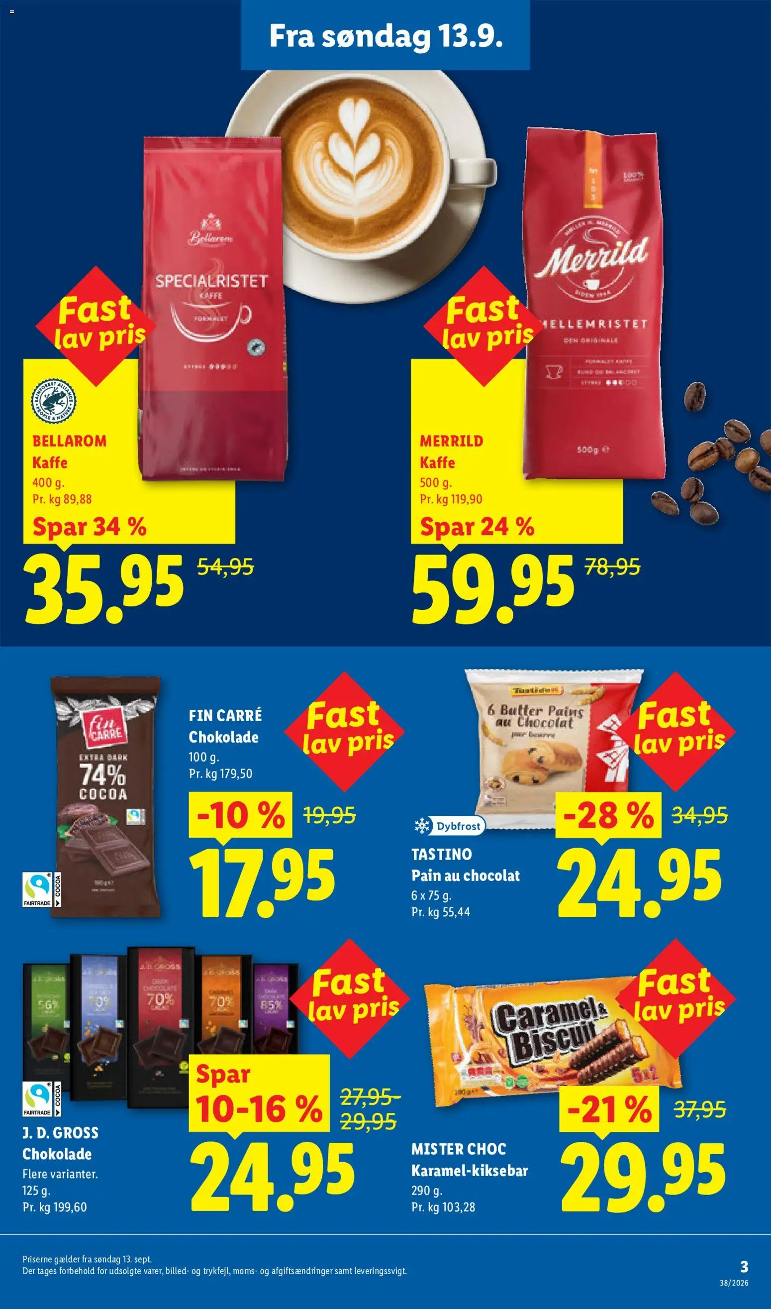 Lidl tilbudsavis – gyldig fra 13/09/2026 | Side: 17 | Produkter: Kaffe, Chokolade
