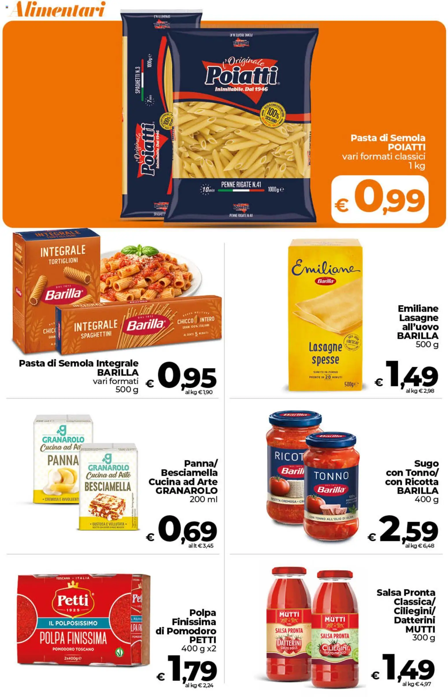 Volantino Ipercoop del 11/08/2026 | Pagina: 36 | Prodotti: Salsa, Mutti, Besciamella, Penne