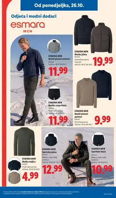 ESMARA MEN Sportska jakna, Mekana, topla teddy podstava - Pregled kataloga iz trgovine Lidl, vrijedi od 26.10.2026 | Stranica: 45