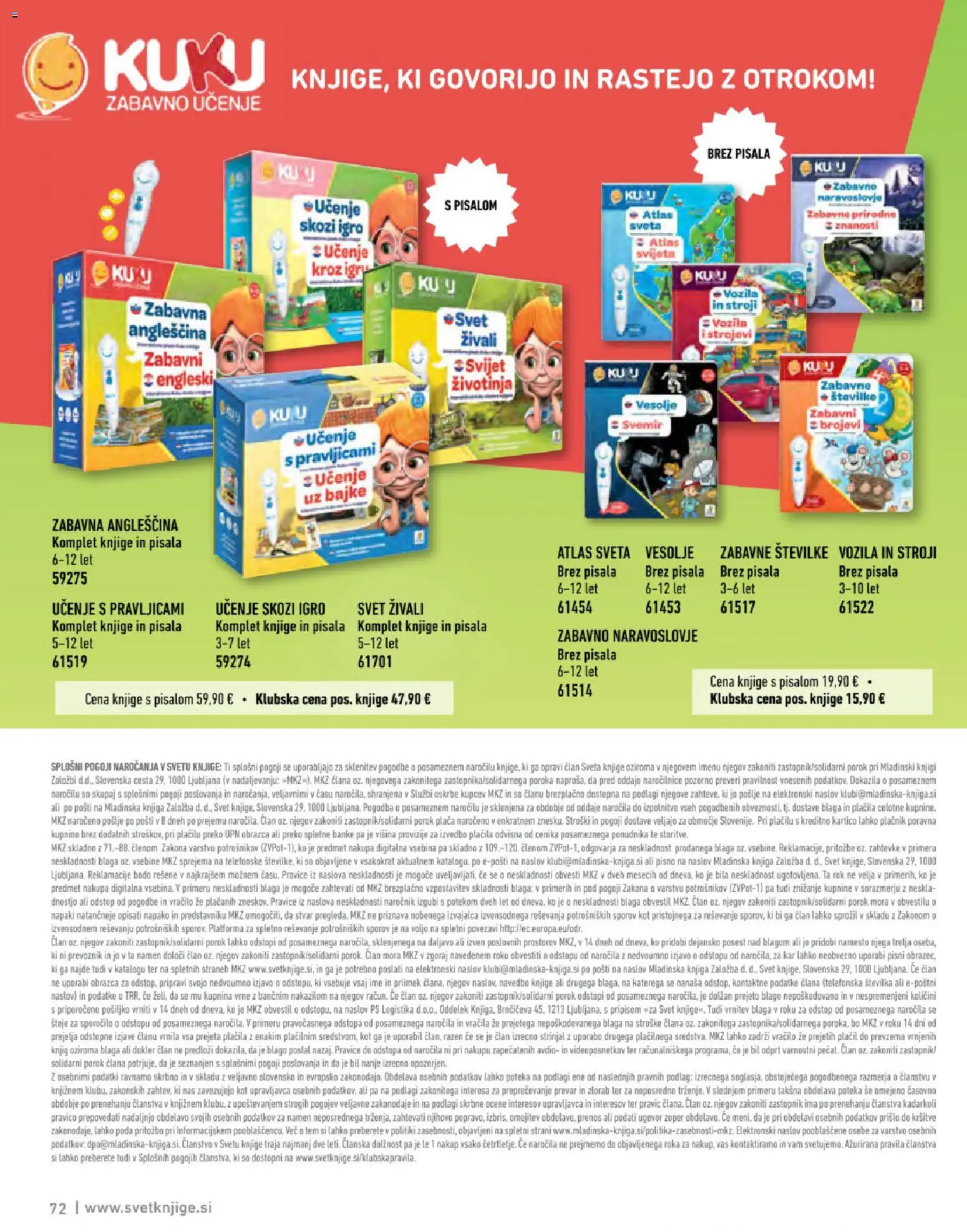 Novi Svet knjige katalog ponudbe – veljaven od 01.04.2026 | Stran: 73 | Izdelki: Igra, Knjiga, Pisala