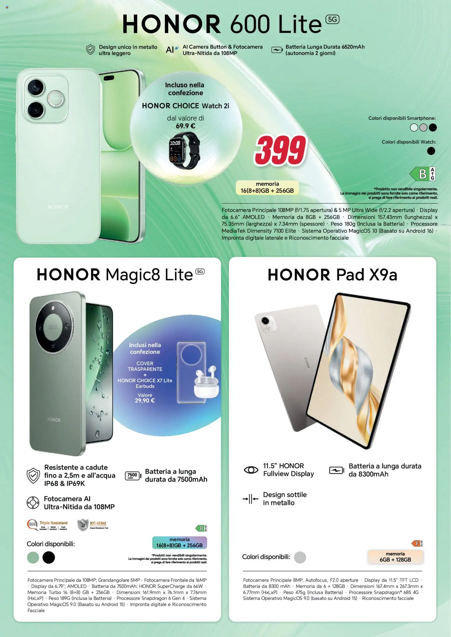 Volantino Trony del 12.06.2026 | Pagina: 26 | Prodotti: Smartphone, Fotocamera, Batteria