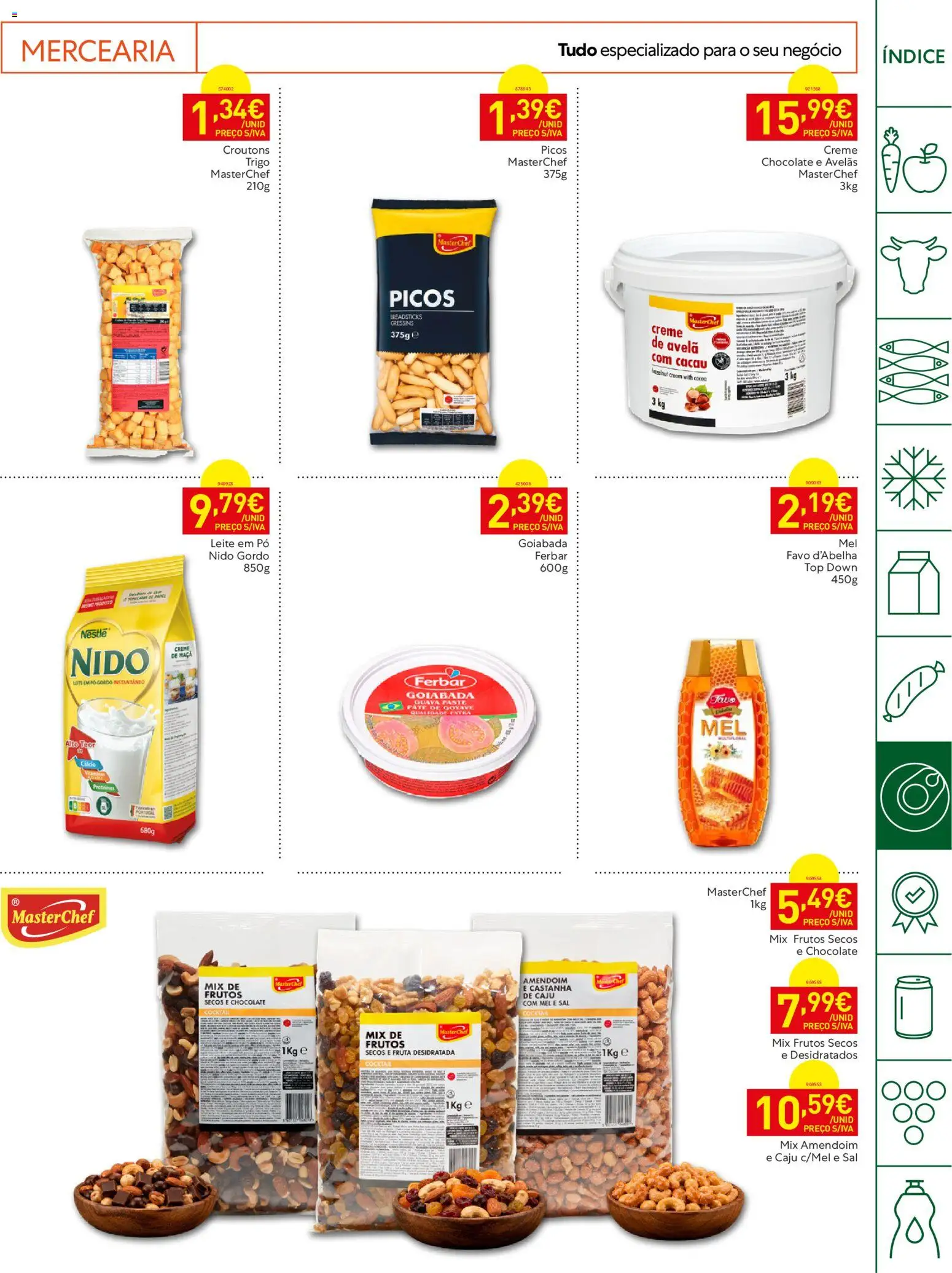 Recheio Horeca │ válido de 23/06/2026 | Página: 17 | Produtos: Avelãs, Pó, Leite em pó, Leite
