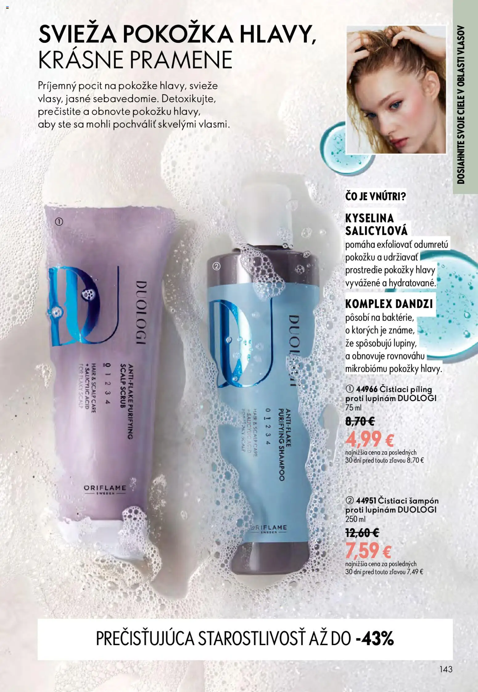Nové Oriflame akcie – leták je platný od 09.09.2026 | Strana: 143 | Produkty: Šampón