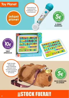 Vista previa Toy Planet catálogo Precios Estelares válido desde el 30/09/2026 | Página: 2 | Productos: Bolso bandolera, Bolso, Tablet, Micrófono