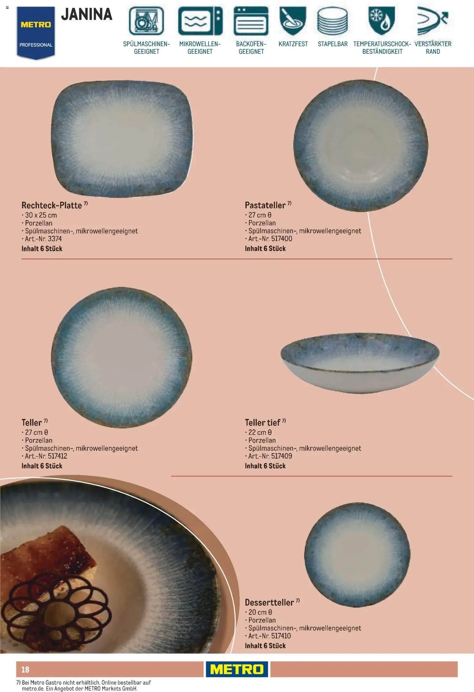Metro Non Food Sortiment – gültig ab 15.06.2026 | Seite: 18 | Produkte: Backofen